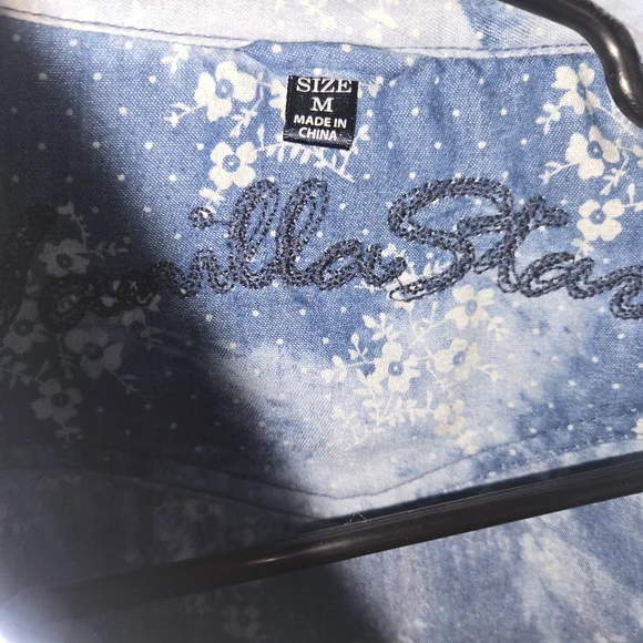 ###Vanilla Star  Button Down Shirt - Picture 3 of 5